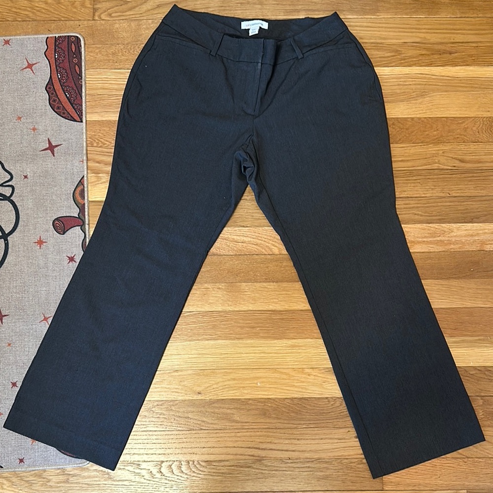 Liz Claiborne Charcoal Dress Pants